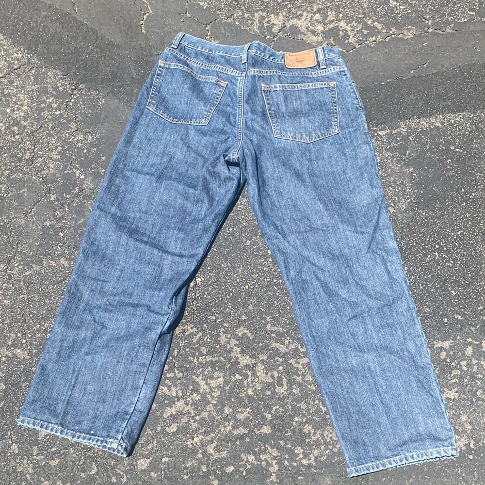 Eddie Bauer Jeans Relaxed Fit Fleece Lined Jeans Warm Winter Pants